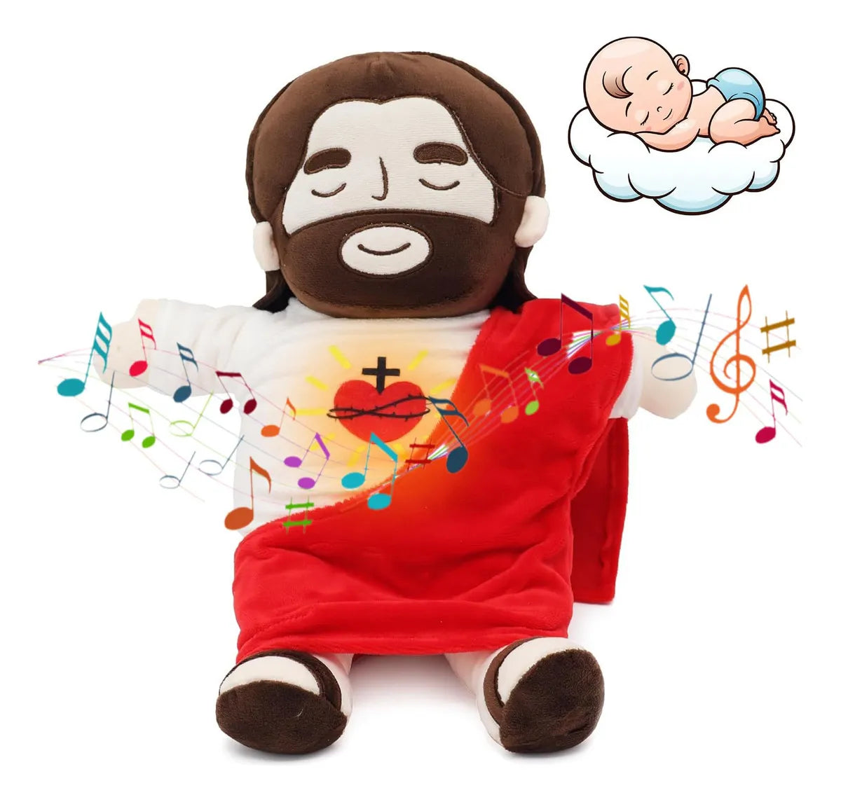 Peluche de Jesus Respira ✝️ - Pago contra entrega 🚚 - Envio 24hrs ⚡️